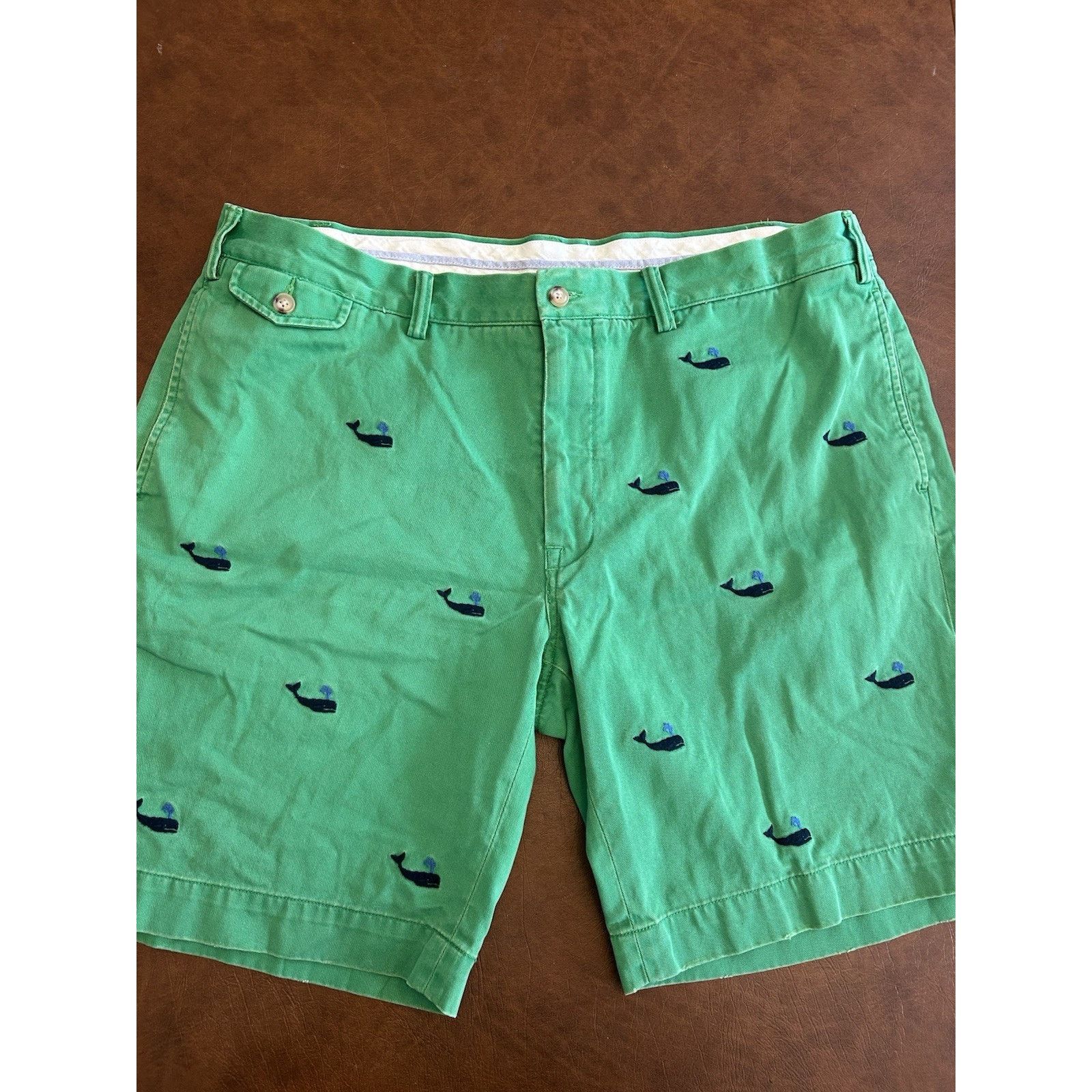 Ralph Lauren Men's POLO RALPH LAUREN Kelly Green Chino WHALE Shorts 40 Size US 40 / EU 56 - 1 Thumbnail