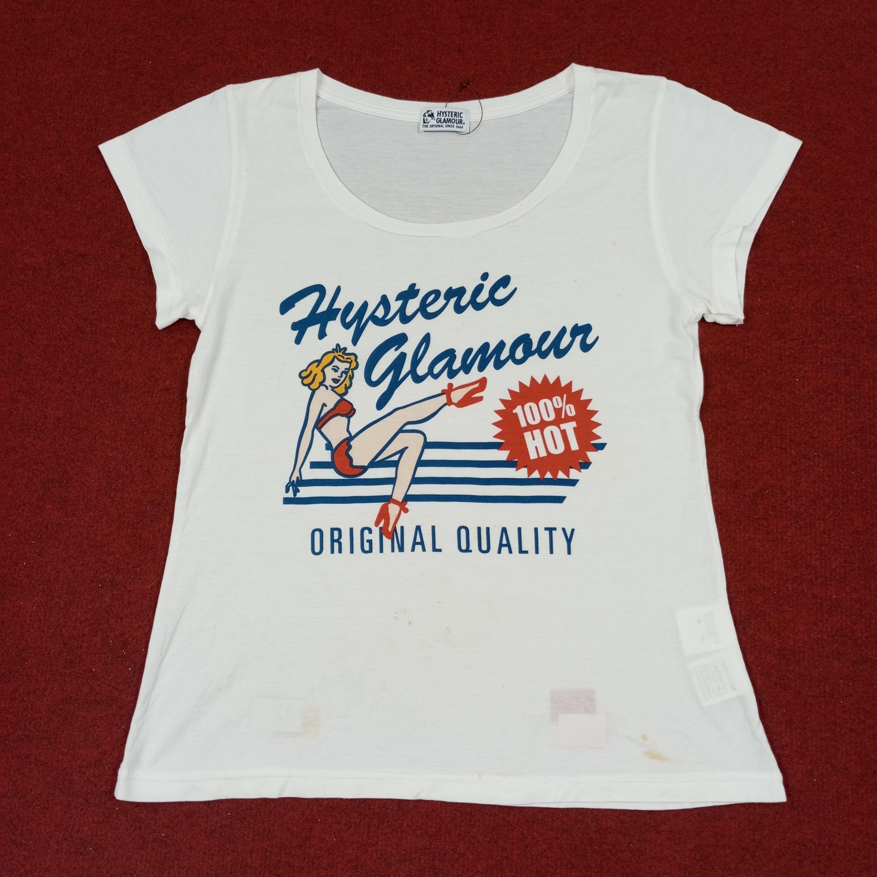 Hysteric Glamour × Japanese Brand × Vintage Hysteric Glamour Japanese Brand Tshirt c219n2 Size XS / US 0-2 / IT 36-38 - 1 Thumbnail