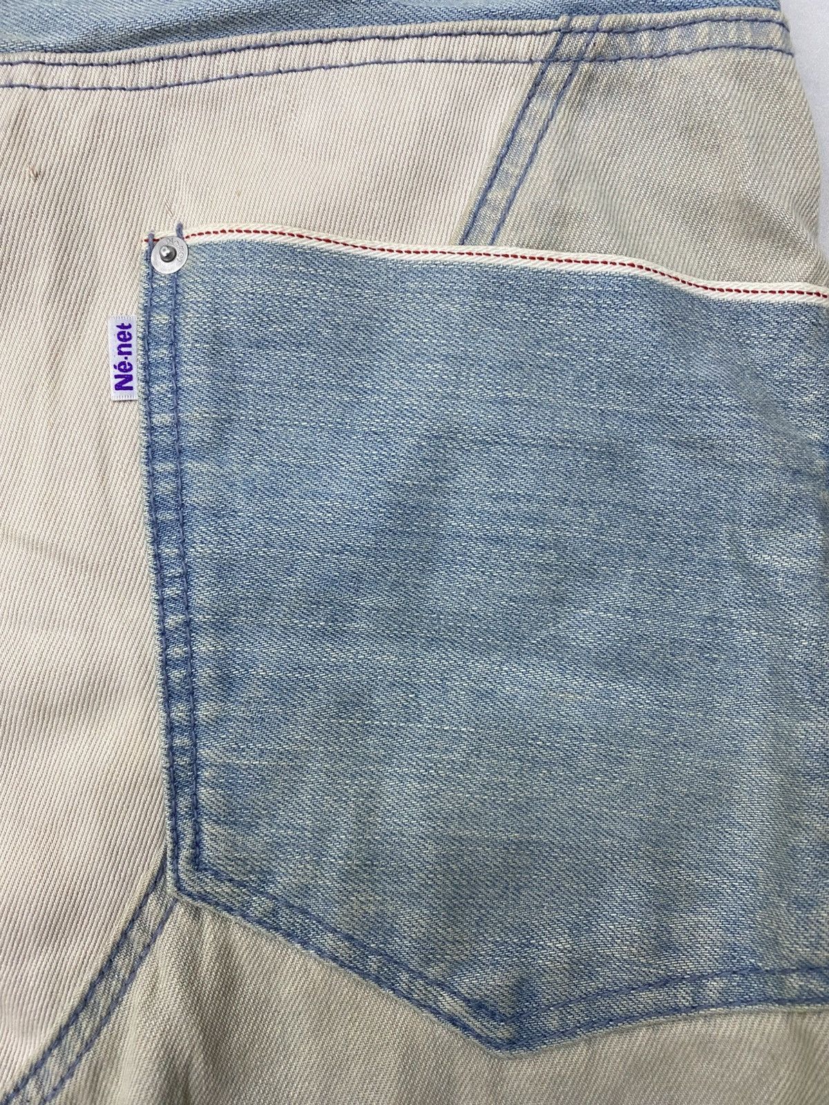 Issey Miyake Vtg Ne-net Issey Miyake patchwork denim harem pants Size US 32 / EU 48 - 5 Thumbnail