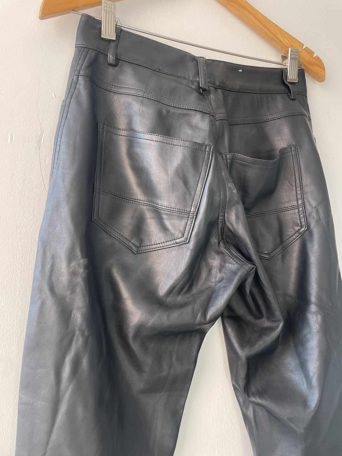 Vintage Vintage leather trousers Size 25" / US 0 / IT 36 - 13 Thumbnail