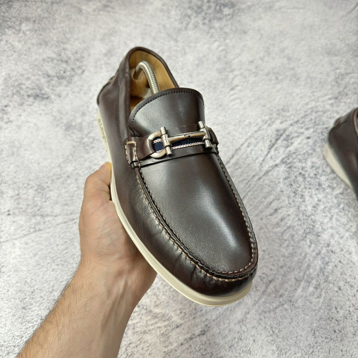 Salvatore Ferragamo Salvatore Ferragamo Mens Loafers US10 UK9 EU43 28cm Size US 10 / EU 43 - 6 Thumbnail