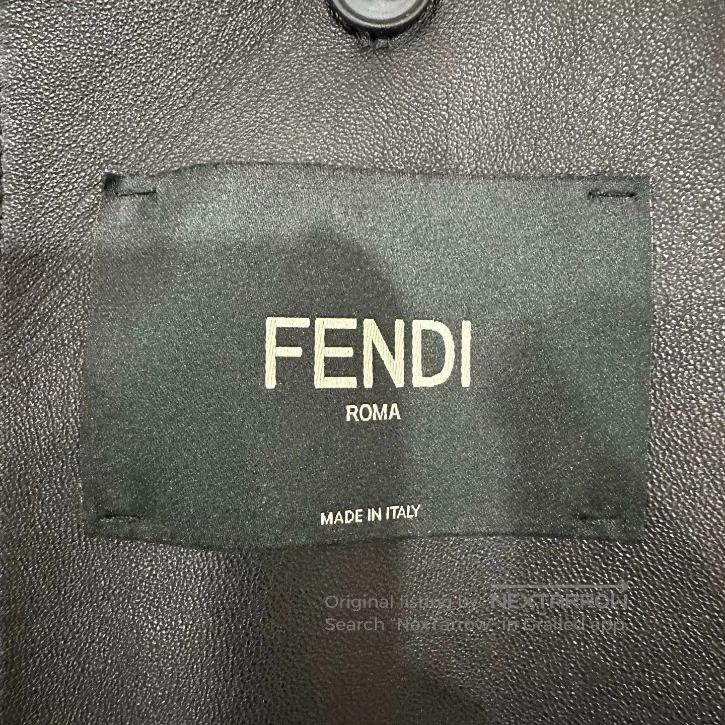Fendi Fendi Shearling Hooded Jacket with Logo. Size US M / EU 48-50 / 2 - 4 Thumbnail