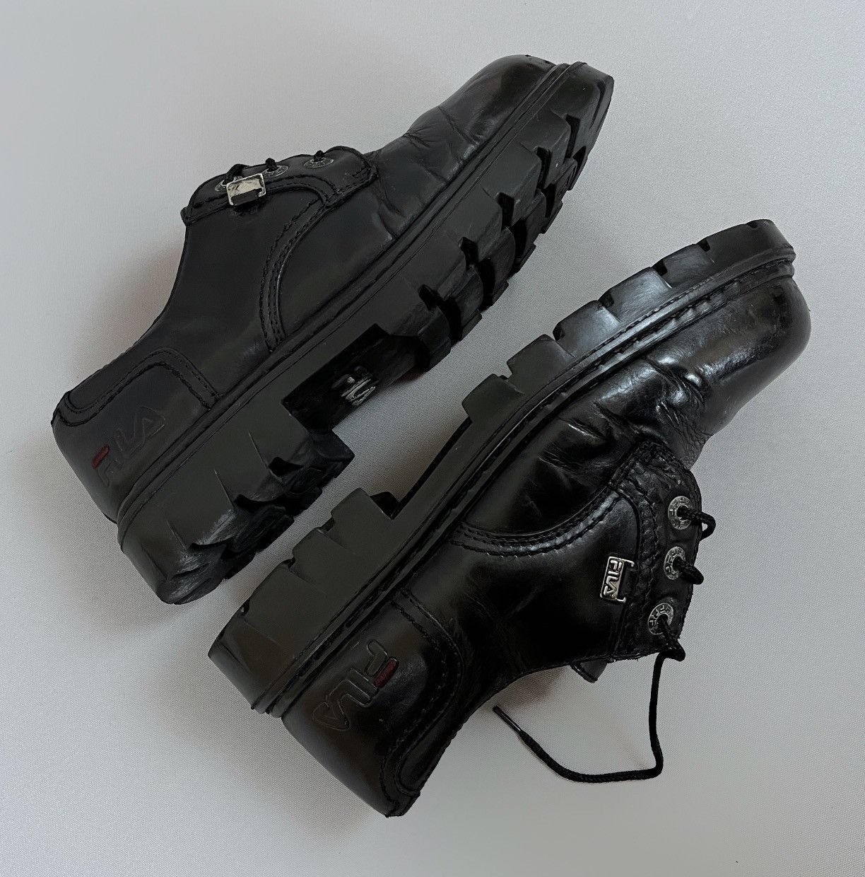 Fila 🔥Rare 90’s FILA Raver Punk Avant Garde Boots Size US 8.5 / EU 41-42 - 8 Thumbnail