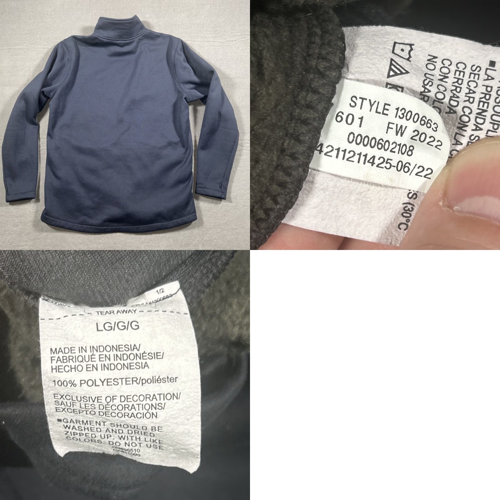 Under Armour Under Armour Storm Full Zip Jacket Mens L Black Fleece Lined Zip Sweatshirt Regular Size Shirt Size US L / EU 52-54 / 3 - 9 Thumbnail
