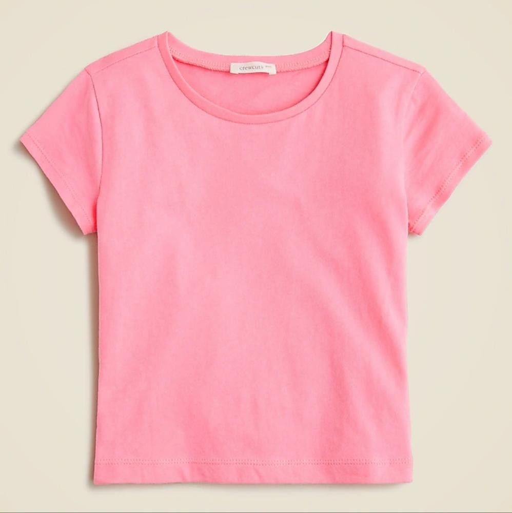 Designer Crewcuts Girls' Shrunken T-shirt in Vintage Jersey Size US XL / EU 56 / 4 - 1 Thumbnail