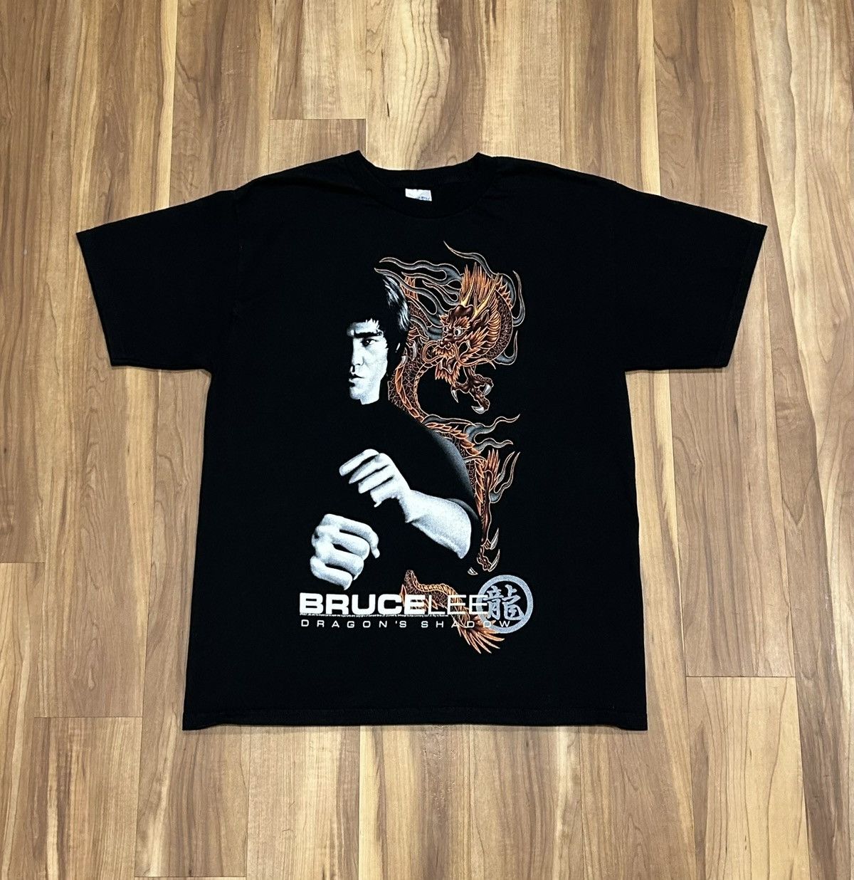 Vintage Vintage Bruce Lee Dragon's Shadow Tee Size US L / EU 52-54 / 3 - 1 Thumbnail