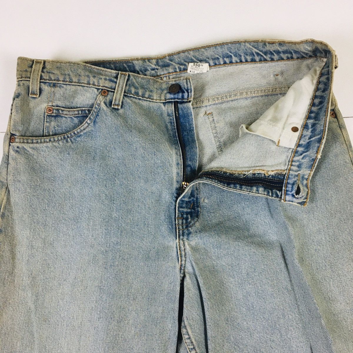 Levi's Vintage 90s Levi’s 550 Orange Tab Relaxed Fit Tapered Leg Size US 38 / EU 54 - 9 Thumbnail