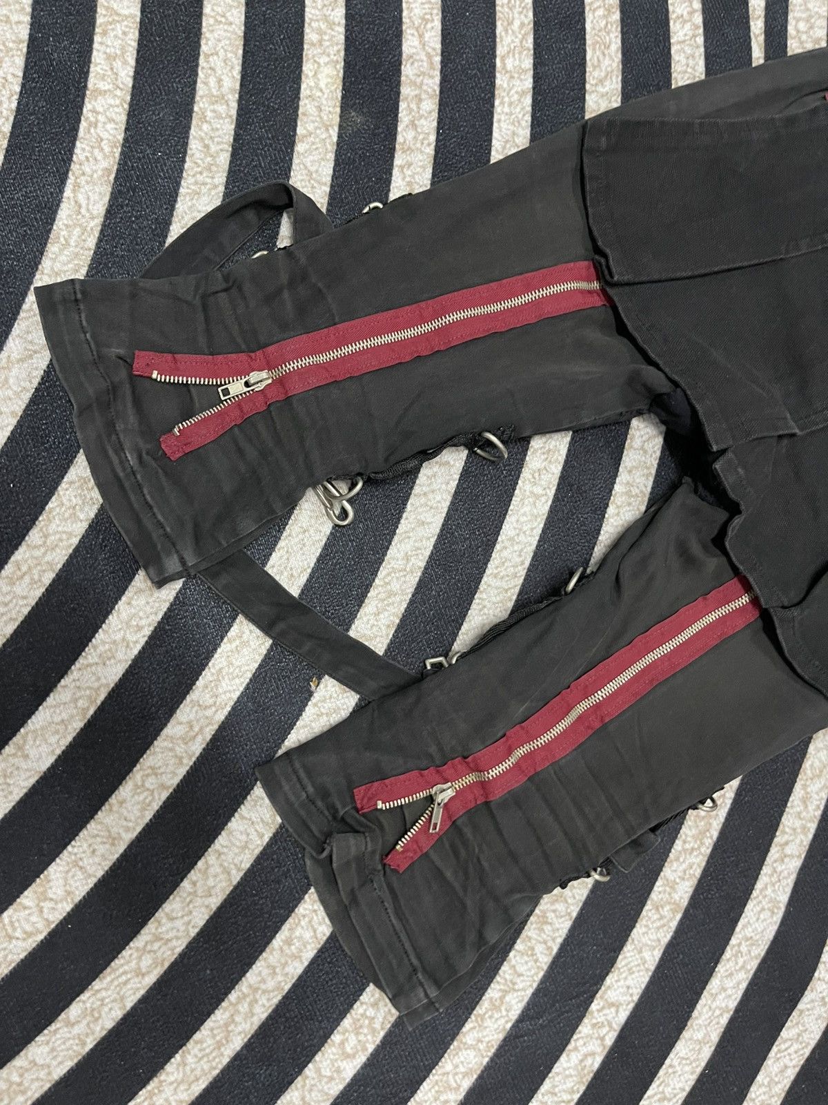 If Six Was Nine 2000s LGB STYLE PUNK SHORT PANT RARE DESIGN Size US 27 - 13 Thumbnail