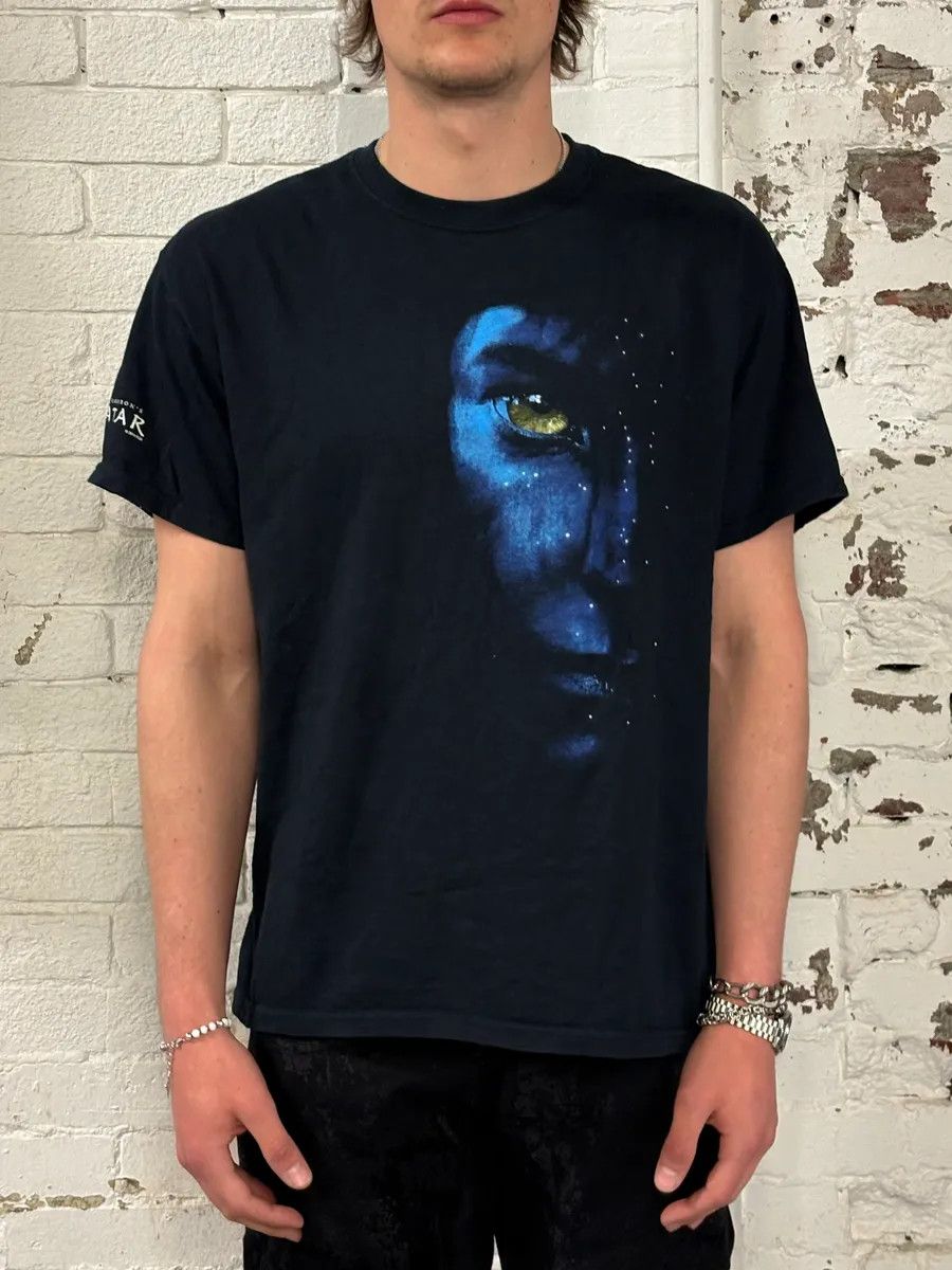 Vintage 2000s Vintage Black Avatar Film T-Shirt Size US M / EU 48-50 / 2 - 2 Thumbnail