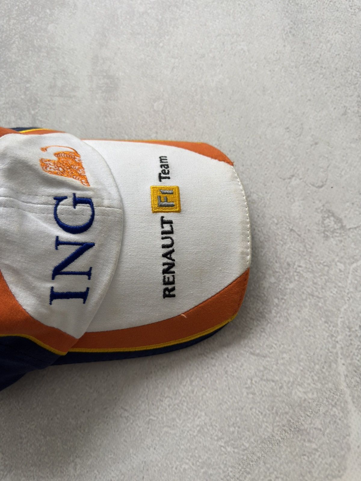 NASCAR Vintage ING Renault F1 Team Cap Racing Nascar Formula Uno Size ONE SIZE - 11 Thumbnail