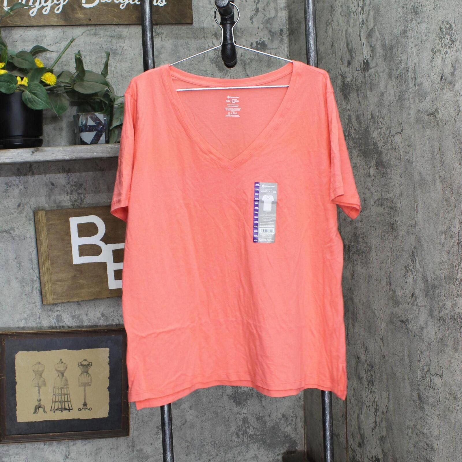Other NWT Member's Mark Tee DLT4876S XL Cosmos Coral Orange Pink Size XL / US 12-14 / IT 48-50 - 1 Thumbnail