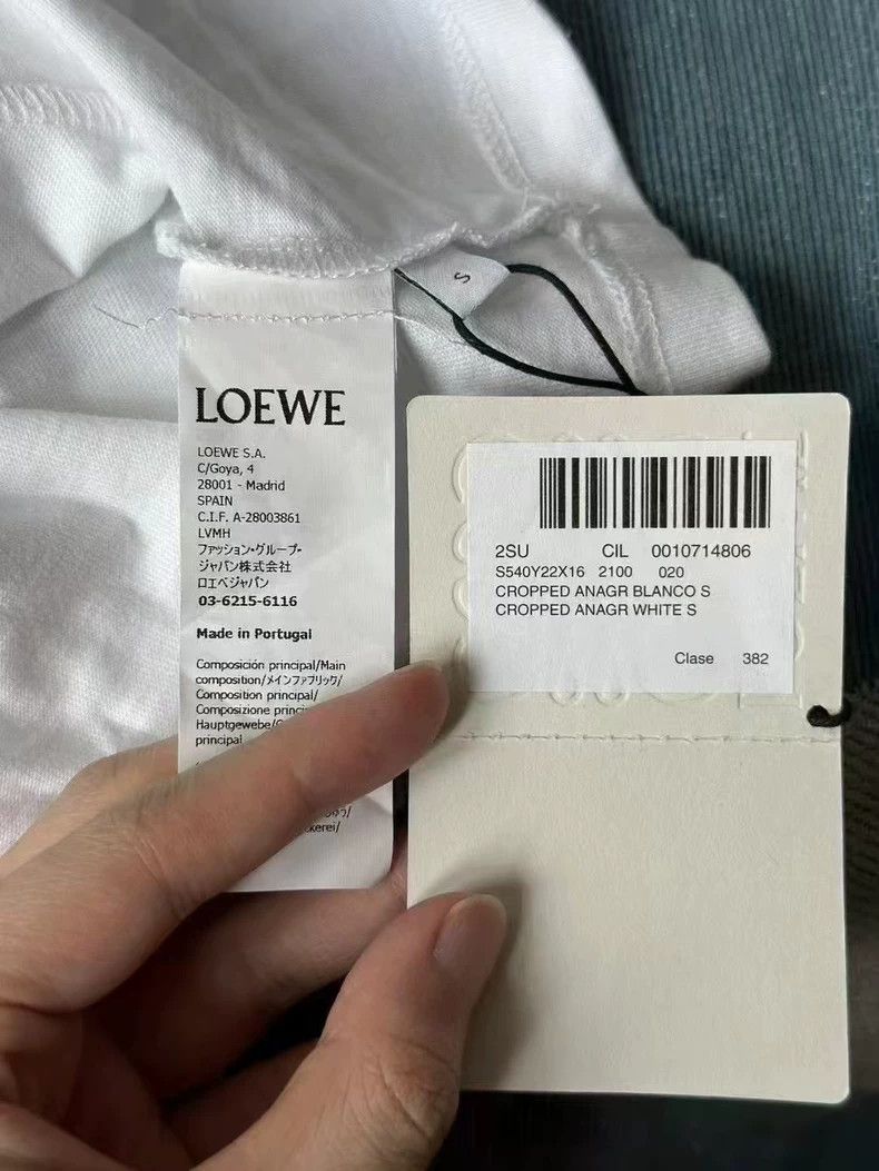 Loewe LOEWE Embroidered short sleeves Size S / US 4 / IT 40 - 3 Thumbnail
