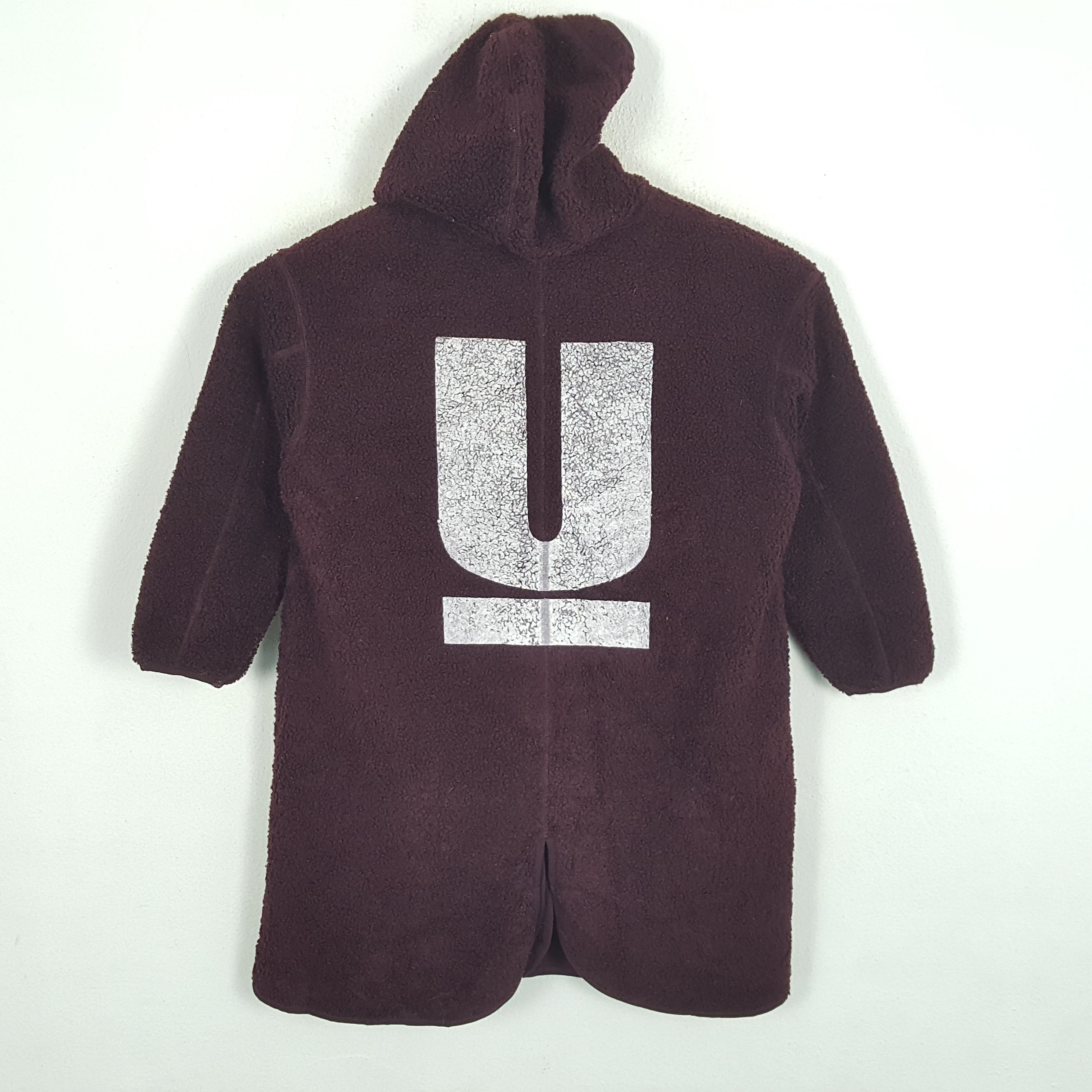 image of Gu X Undercover Japanese Fashion Brand Hoodies in Maroon, Men's (Size Small)