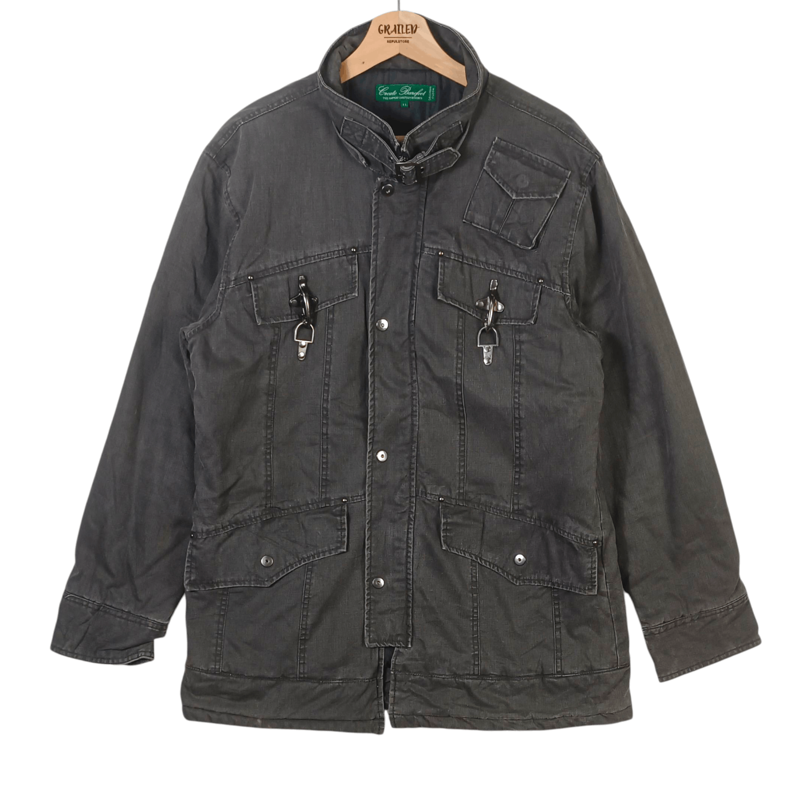 If Six Was Nine Rare🔥 Create Barefoot Bondage Military 5 Pocket Jacket Size US L / EU 52-54 / 3 - 1 Thumbnail