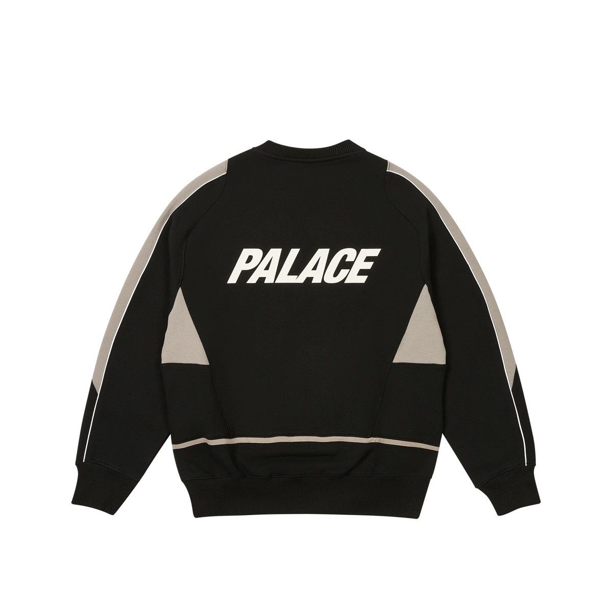 Palace Pro Team 02 Crew Black Sweatshirt Size Medium