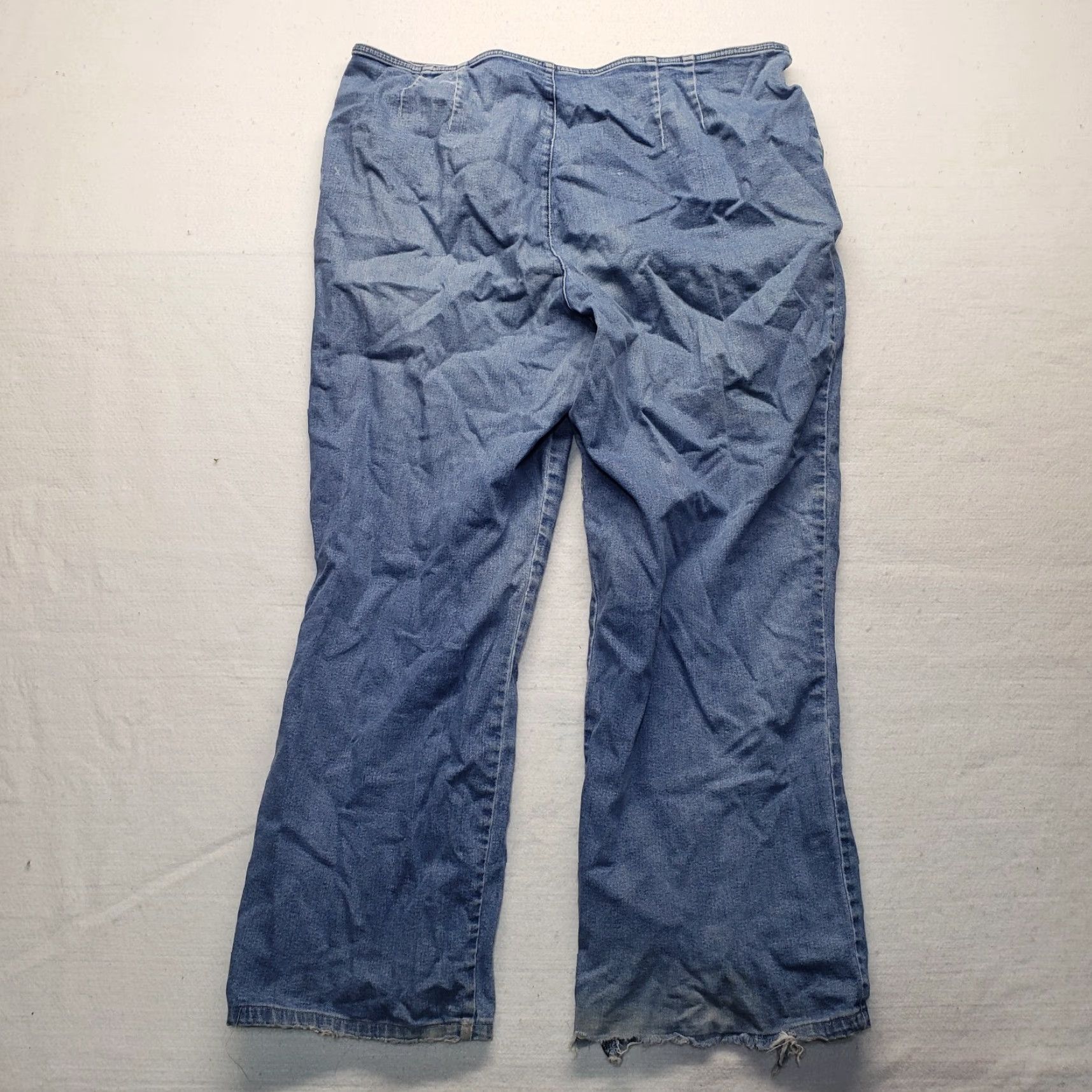 Vintage Taylor Brooke Jeans Women Adult 18 Blue Denim Stretch Straight Waist Regular PANTS 18 Womens Size 40" / US 18 - 7 Thumbnail