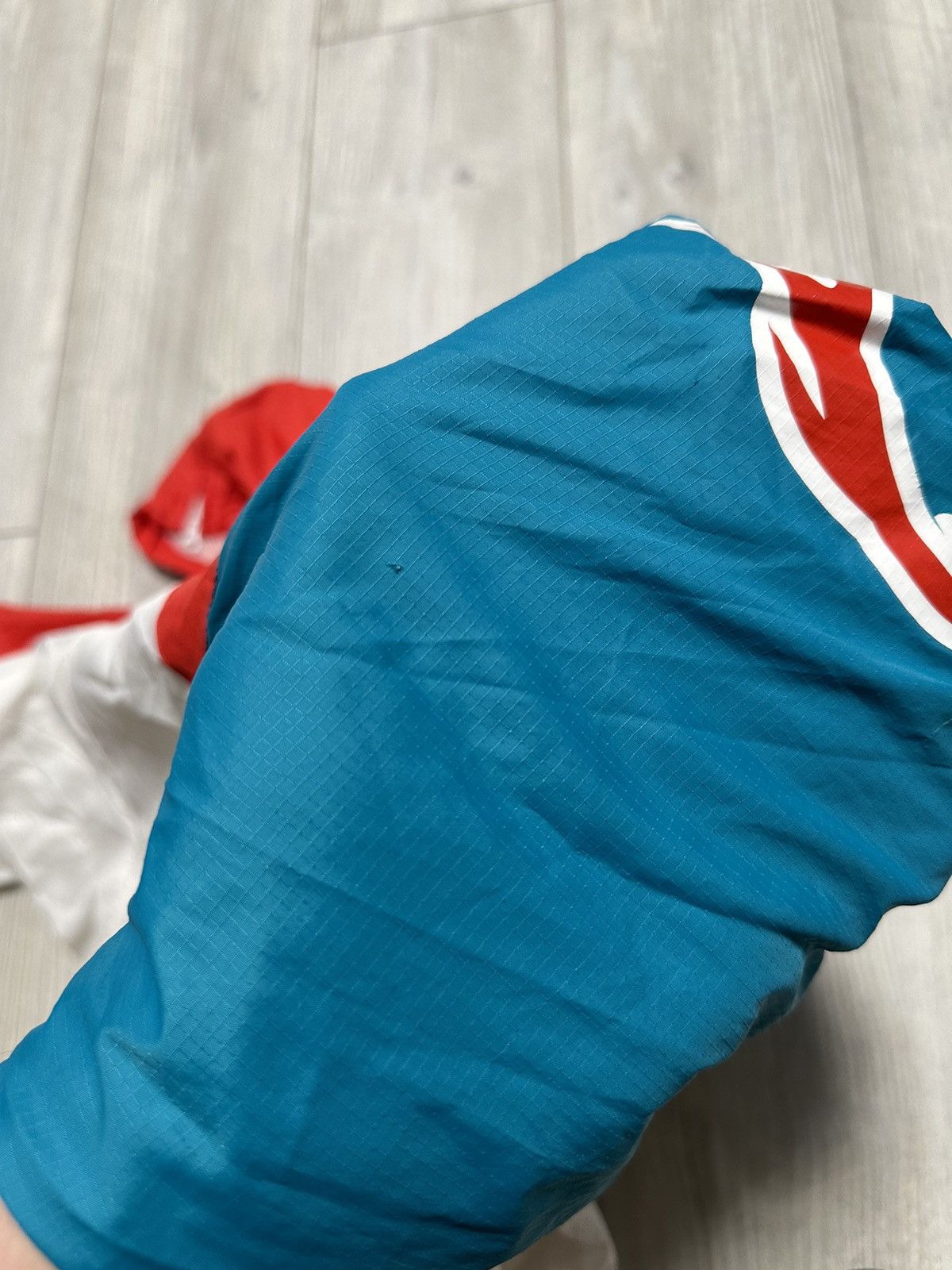Nike Nike Mascot Split Mens Sportswear Windrunner Jacket Red Blue Size US L / EU 52-54 / 3 - 13 Thumbnail