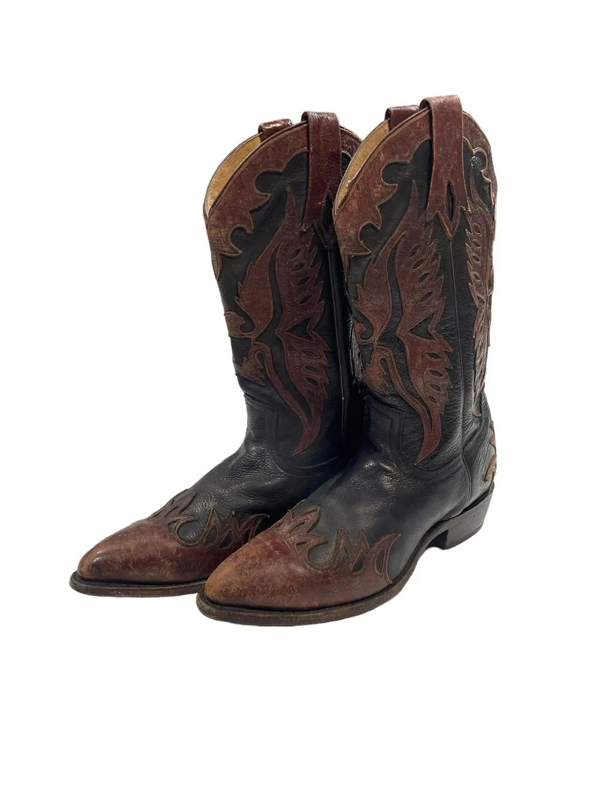 Frye Frye Billy Firebird Western Leather Overlay Boots Size US 9 / EU 42 - 1 Thumbnail