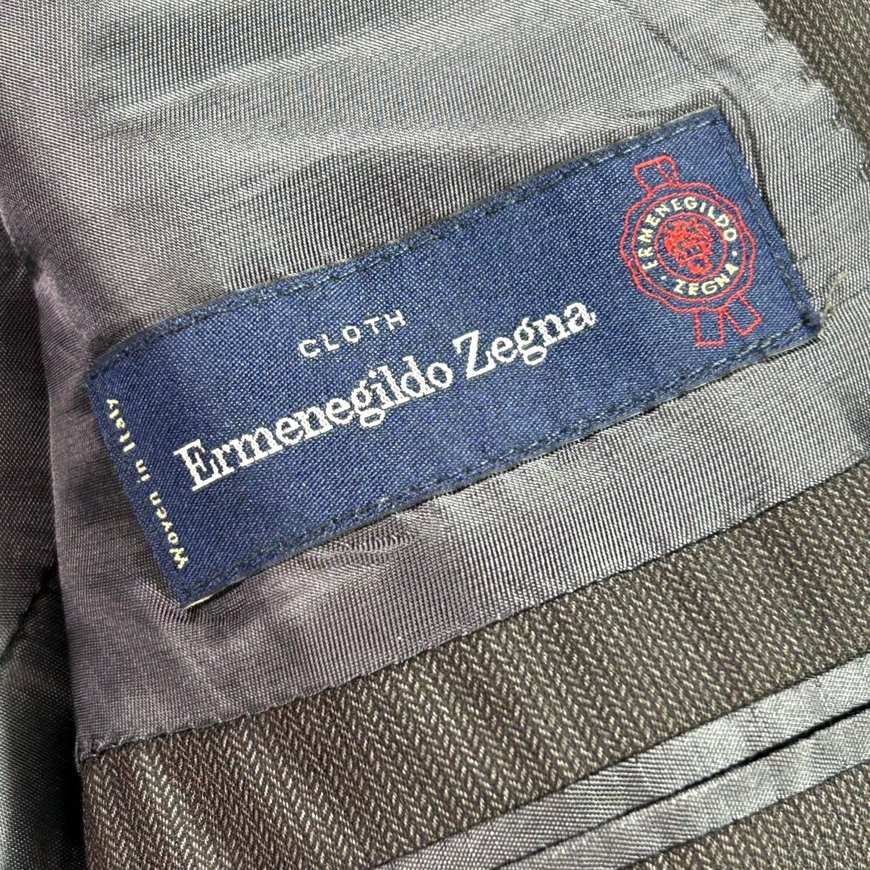 Ermenegildo Zegna Ermenegildo Zegna Suit Jacket Mens 38 Short Brown Wool Silk Herringbone Size US 38 / EU 54 - 4 Thumbnail