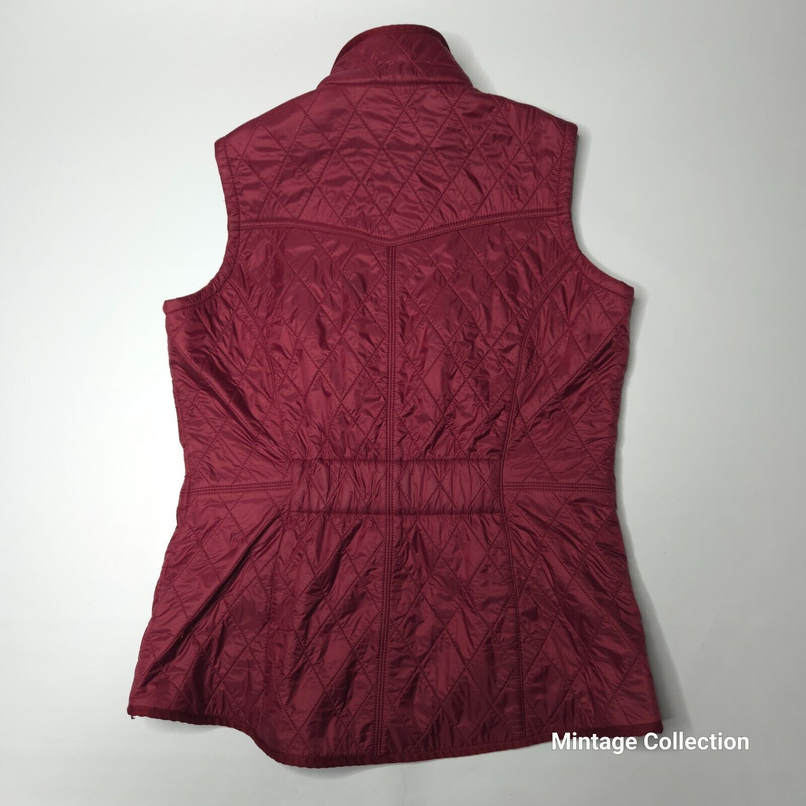 Barbour Barbour Cavalry Gilet Quilted Vest Fleece Lined Burgundy 10 Size L / US 10 / IT 46 - 11 Thumbnail