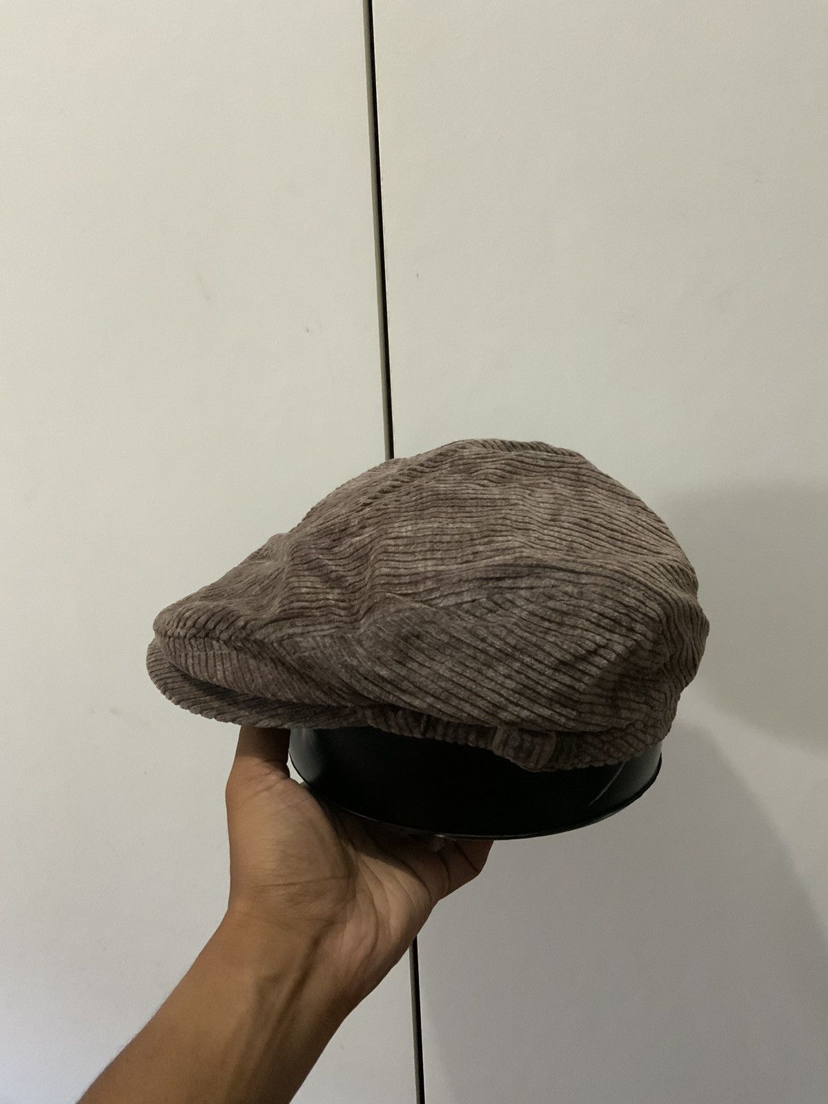 Japanese Brand GUN Corduroy Flat Head Baretta Hat Cap Size ONE SIZE - 2 Thumbnail