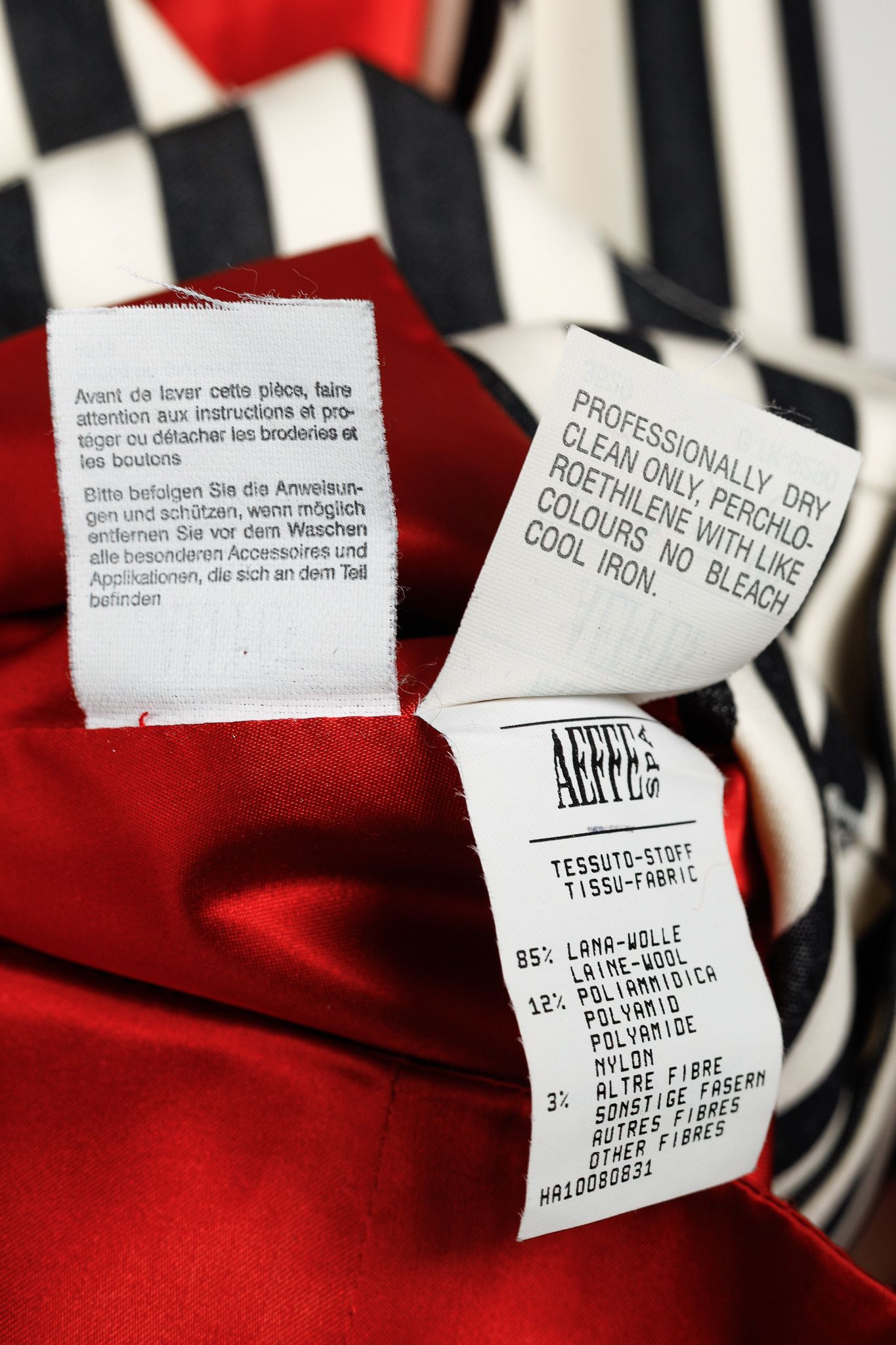Moschino Moschino Cheap & Chic Striped Toy Button Waistcoat Size S / US 4 / IT 40 - 9 Thumbnail