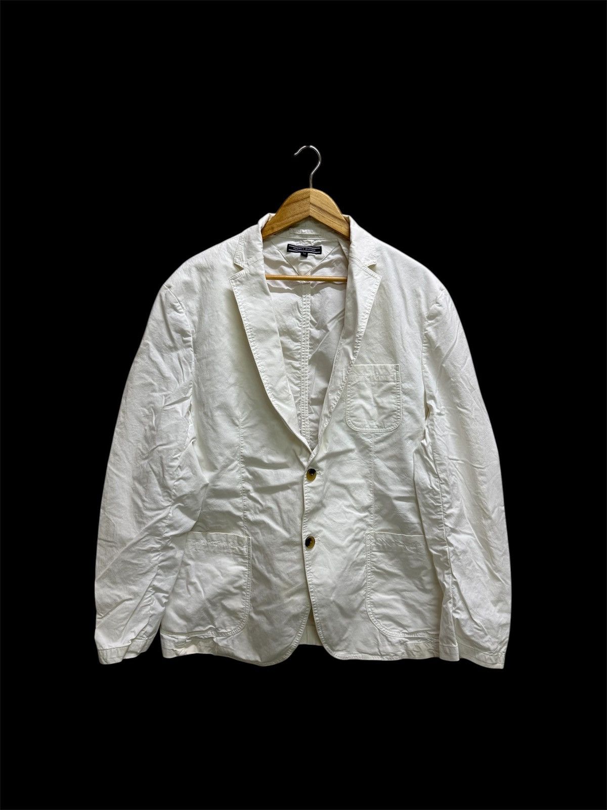 Tommy Hilfiger Tommy Hilfiger Open Colar Blazer Jacket Cotton Size US M / EU 48-50 / 2 - 1 Thumbnail