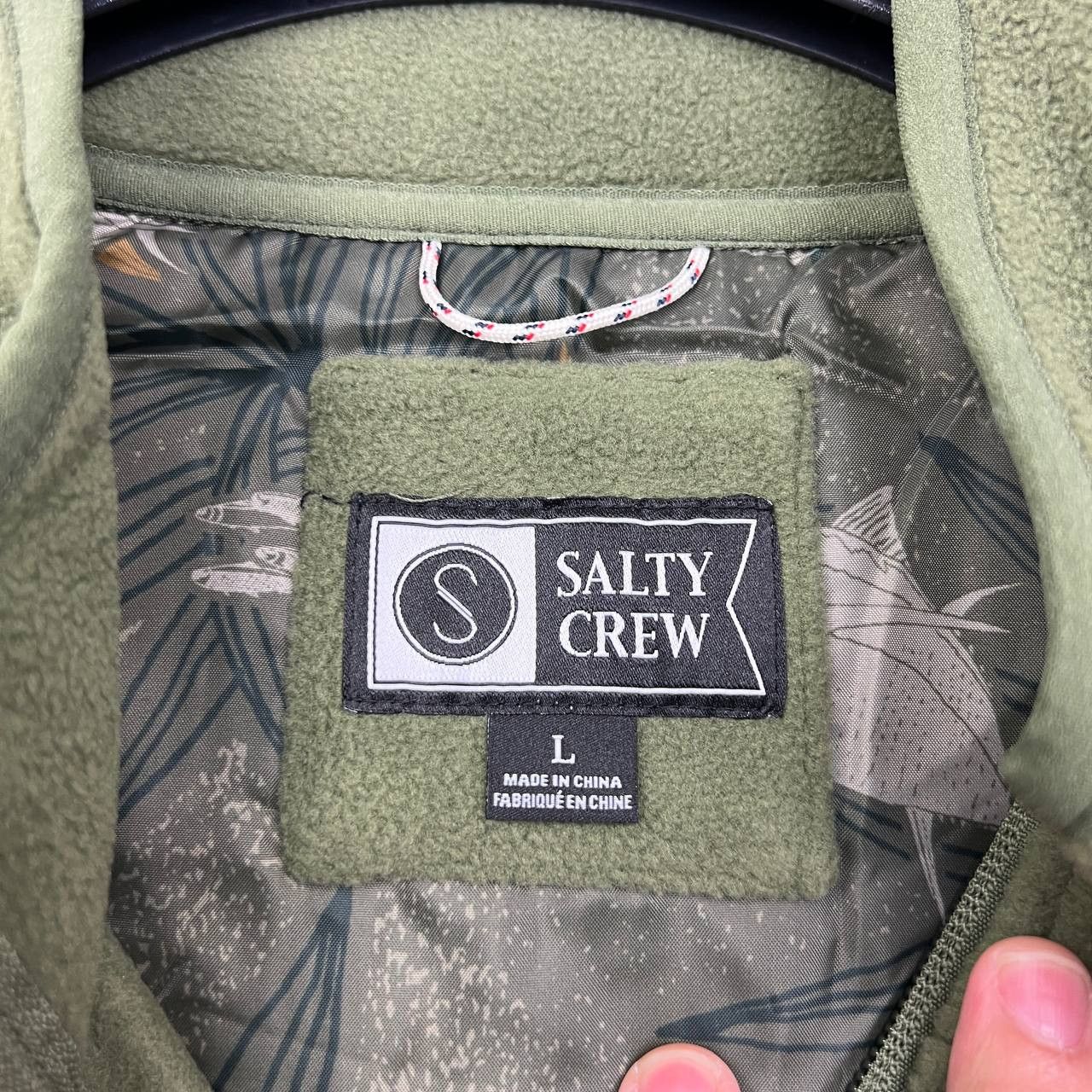Other Salty Crew Vest Jacket Men Olive Green Ebbtide Polar New L Size US L / EU 52-54 / 3 - 3 Thumbnail