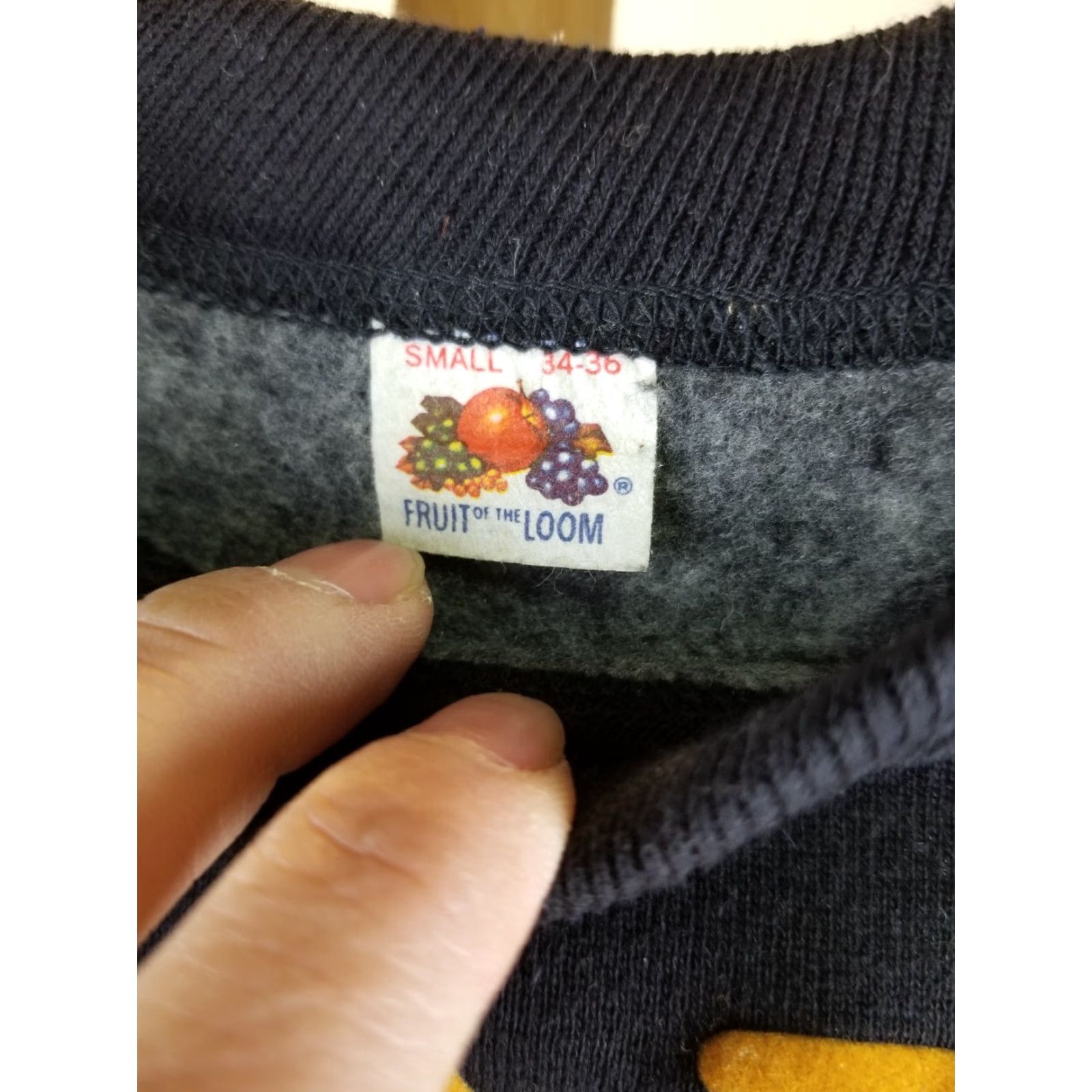 Vintage VINTAGE Unbranded Sweatshirt SHIRT Navy Cotton 60's FRUIT THE LOOM SCHERZO CLUB TIGER DRAGON Cross Shoulder 22 INCH 25 INCH SZ S Mens Size US S / EU 44-46 / 1 - 3 Thumbnail