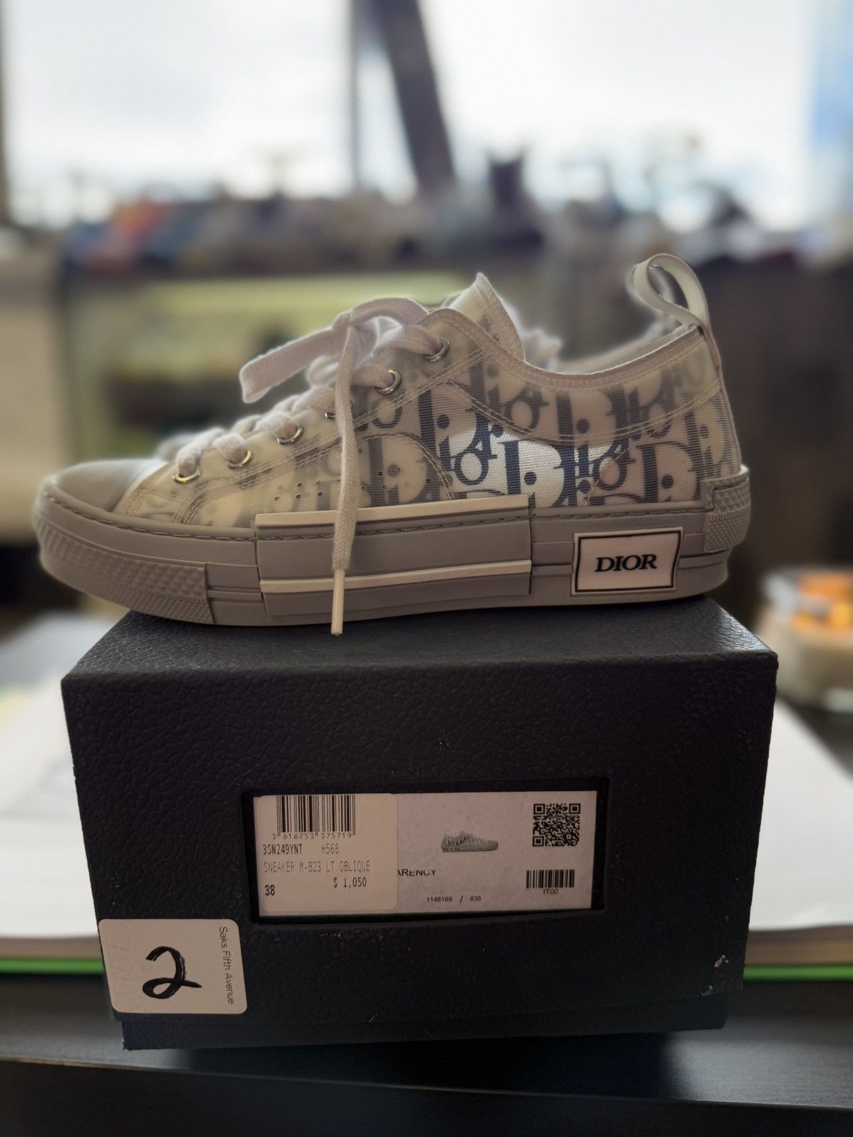 Dior Dior Low Top Canvas Oblique Sneaker Size 38EU/5US Size US 5 / EU 37 - 15 Thumbnail