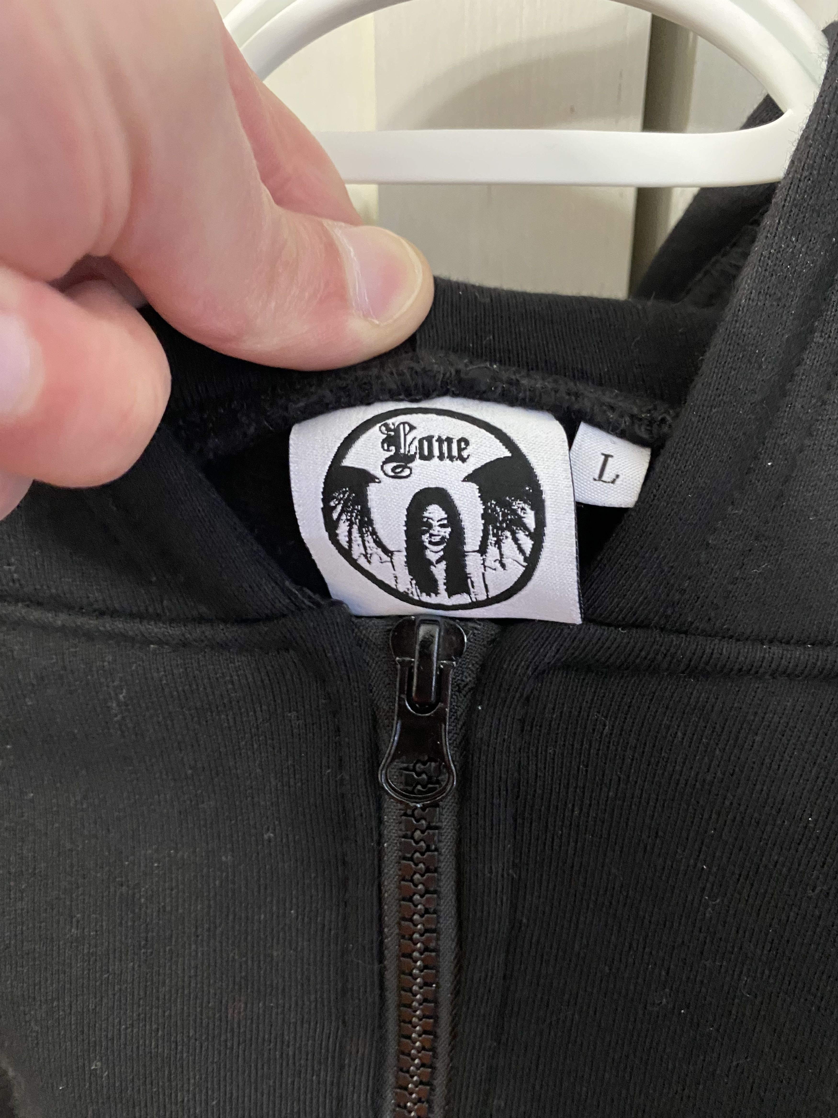 Other New Cropped Bat Zip Hoodie with Wings Size US L / EU 52-54 / 3 - 3 Thumbnail