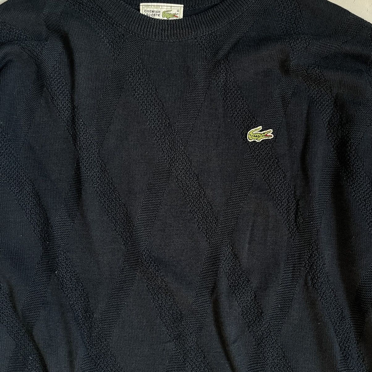 Lacoste Mens Vintage Lacoste Wool Knit Sweater Size US XL / EU 56 / 4 - 3 Thumbnail