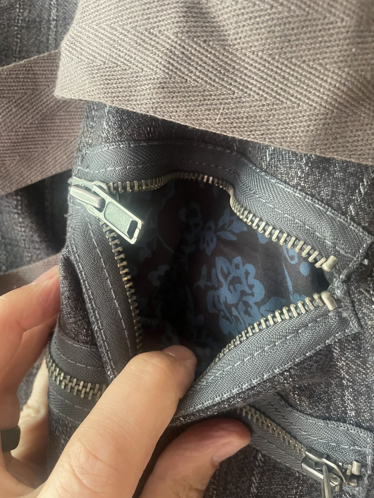 Marc Jacobs Marc Jacobs Vintage Plaid Denim Zipper Men’s Jacket 2005 Size US M / EU 48-50 / 2 - 17 Thumbnail