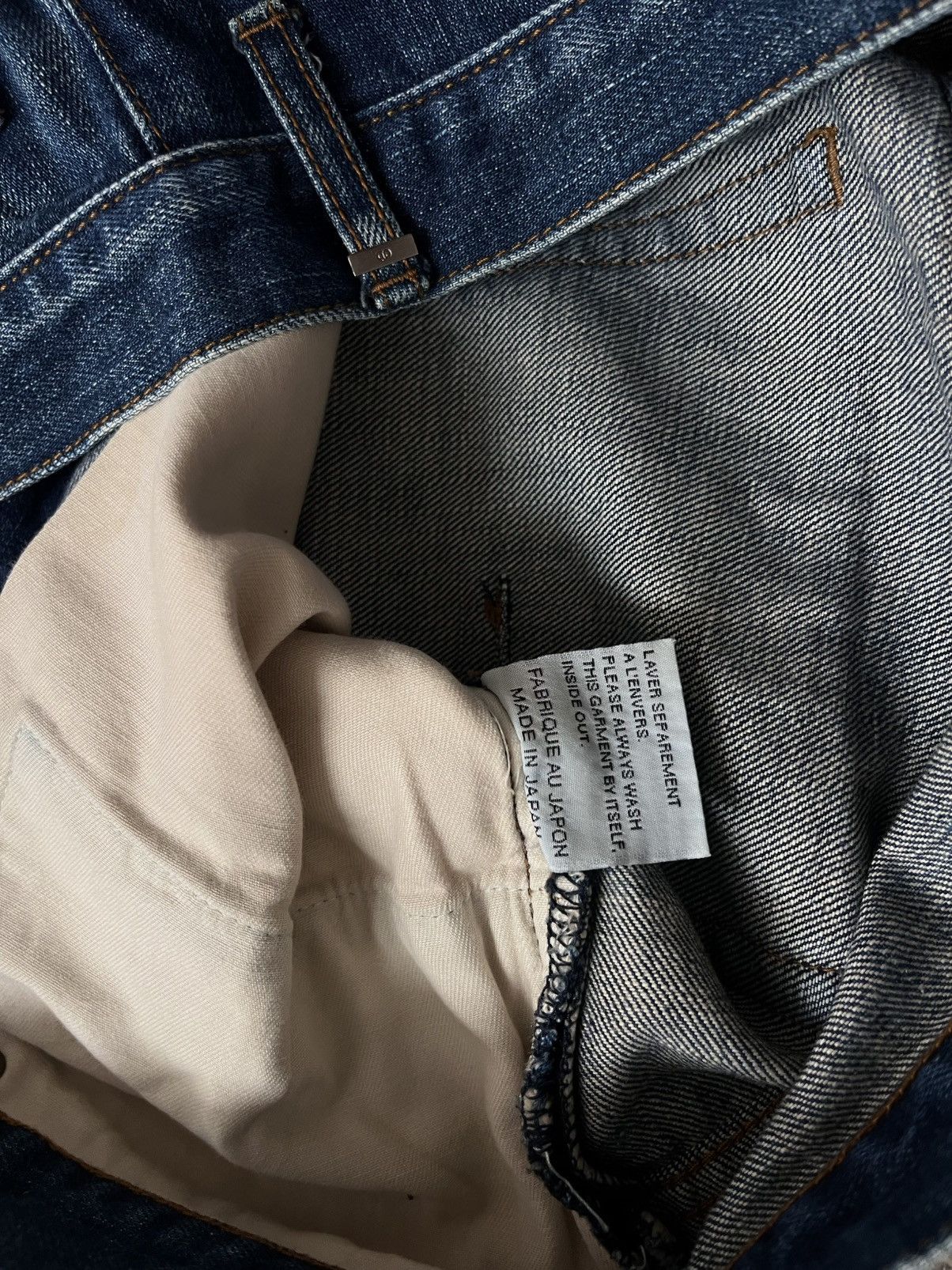 Dior × Hedi Slimane AW07 “Navigate” Clawmark Jeans Size US 34 / EU 50 - 6 Thumbnail