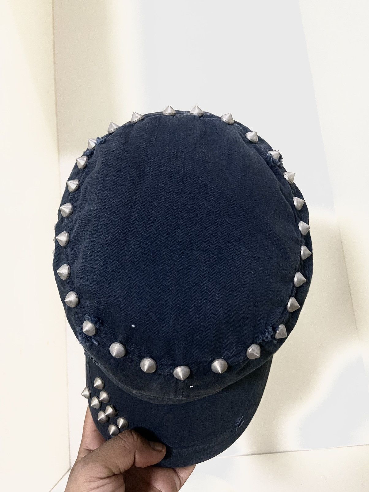 If Six Was Nine × Japanese Brand × Le Grande Bleu (L.G.B.) VTG spike studded punk hat Size ONE SIZE - 2 Thumbnail