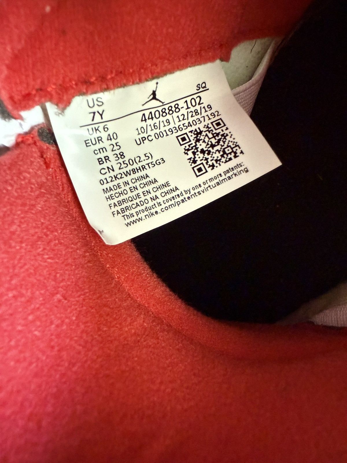 Jordan Brand Air Jordan 5 Fire Red 2020 Size US 7 / EU 40 - 4 Thumbnail