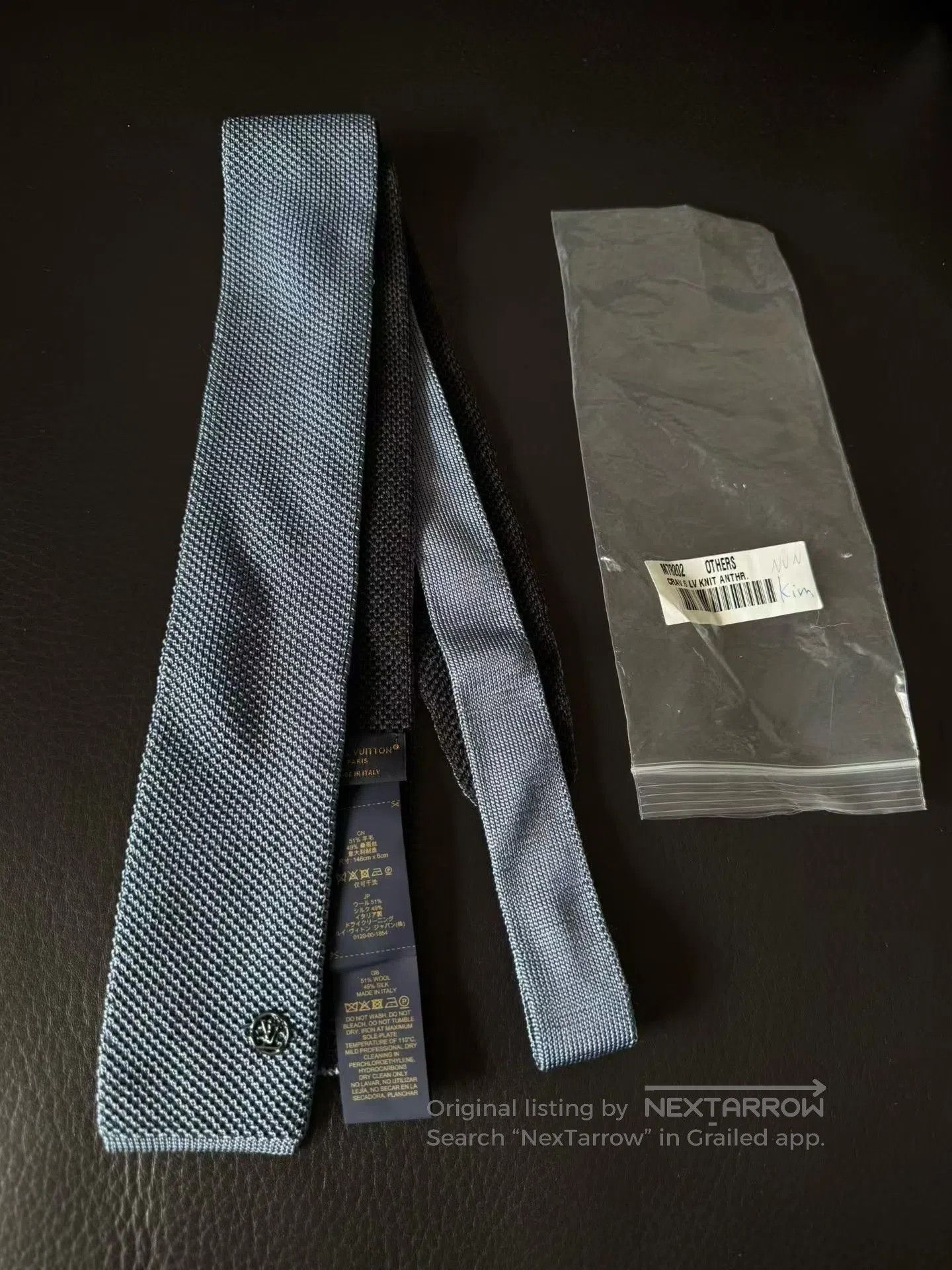 Louis Vuitton Louis Vuitton Silk Wool Knit Tie| Size ONE SIZE - 5 Thumbnail