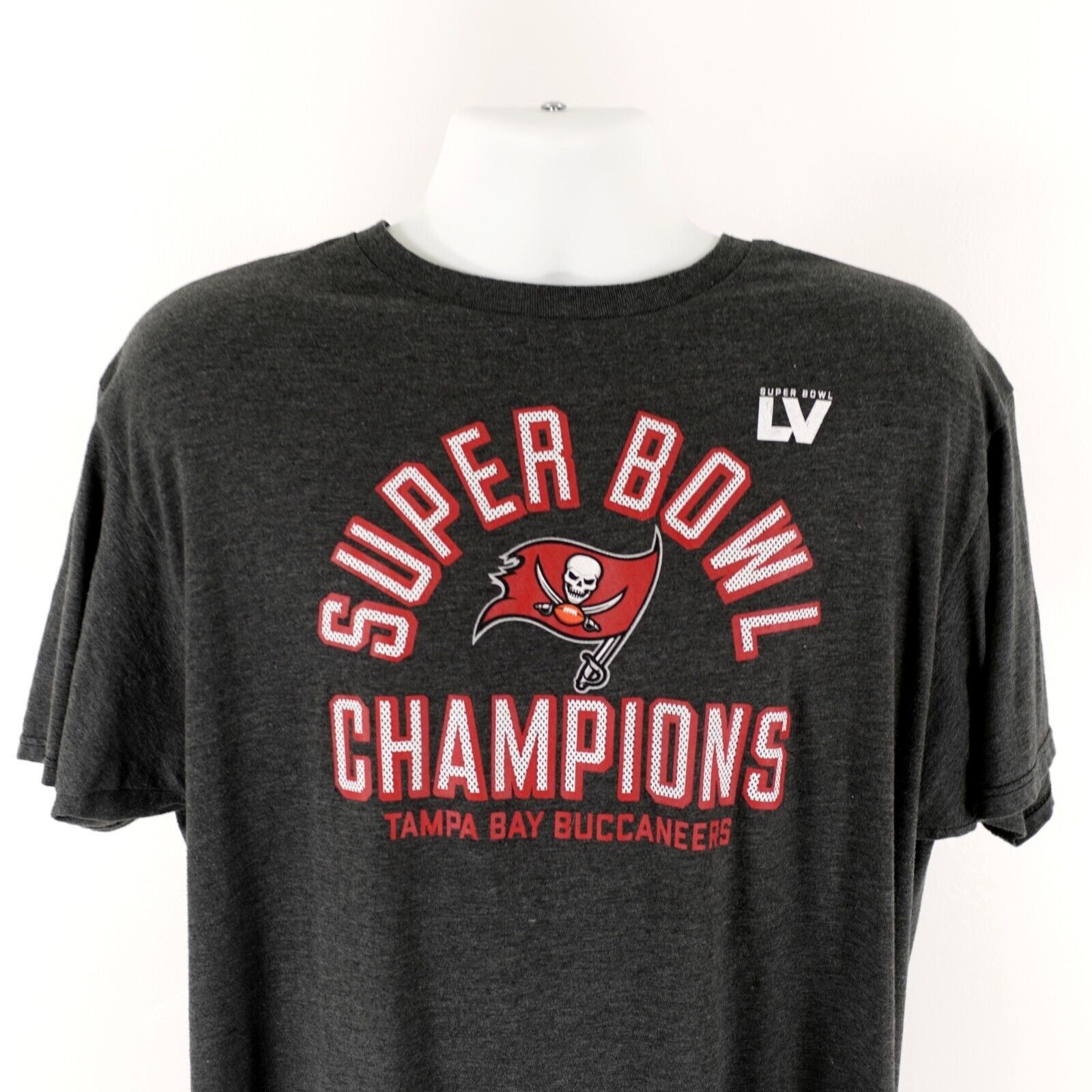 NFL NFL Optima Gray Buccaneers Super Bowl Champions LV XL T-Shir Size US XL / EU 56 / 4 - 3 Thumbnail