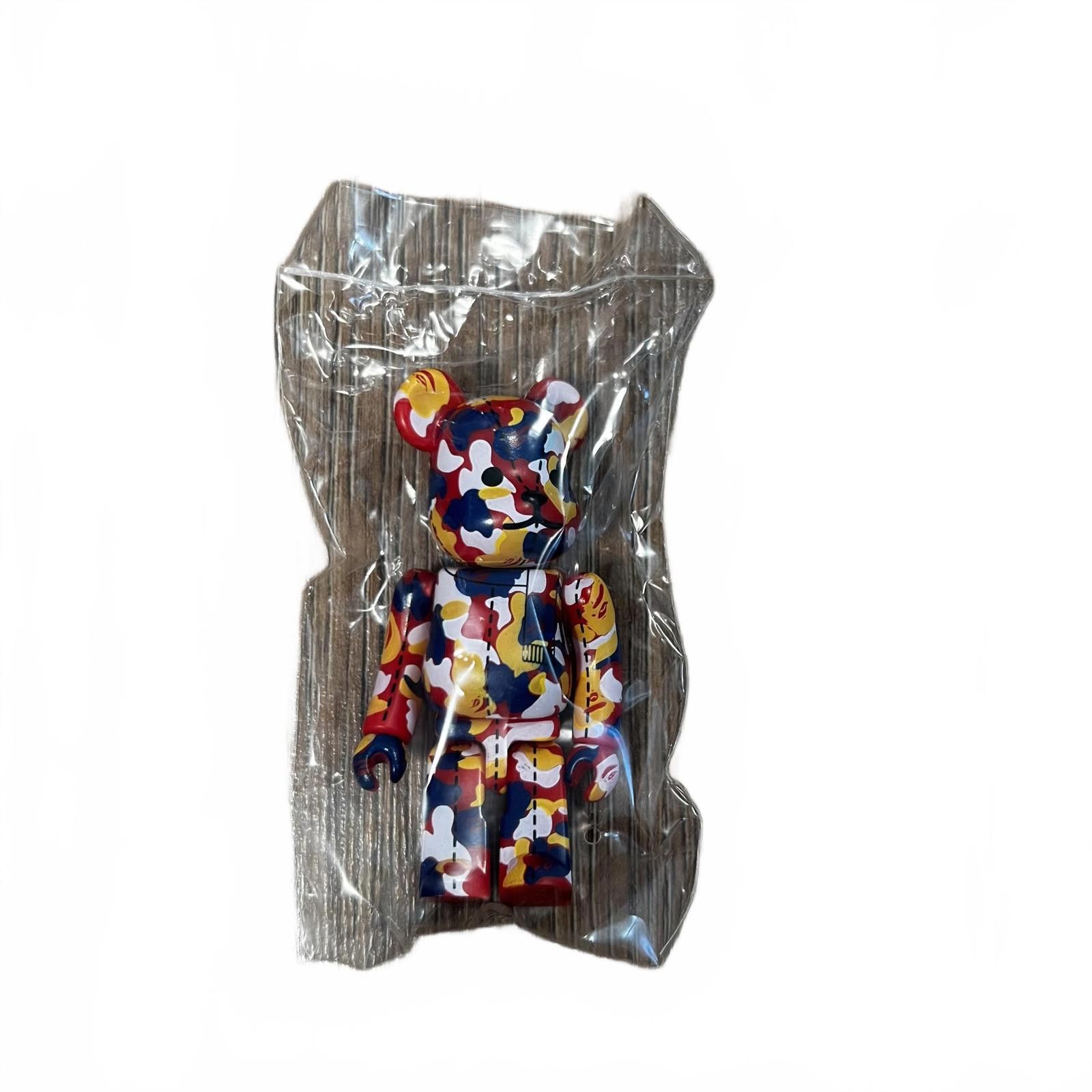 Bape Bearbrick x BAPE 28th Anniversary Camo #3 Red Yellow Blue Size ONE SIZE - 2 Thumbnail