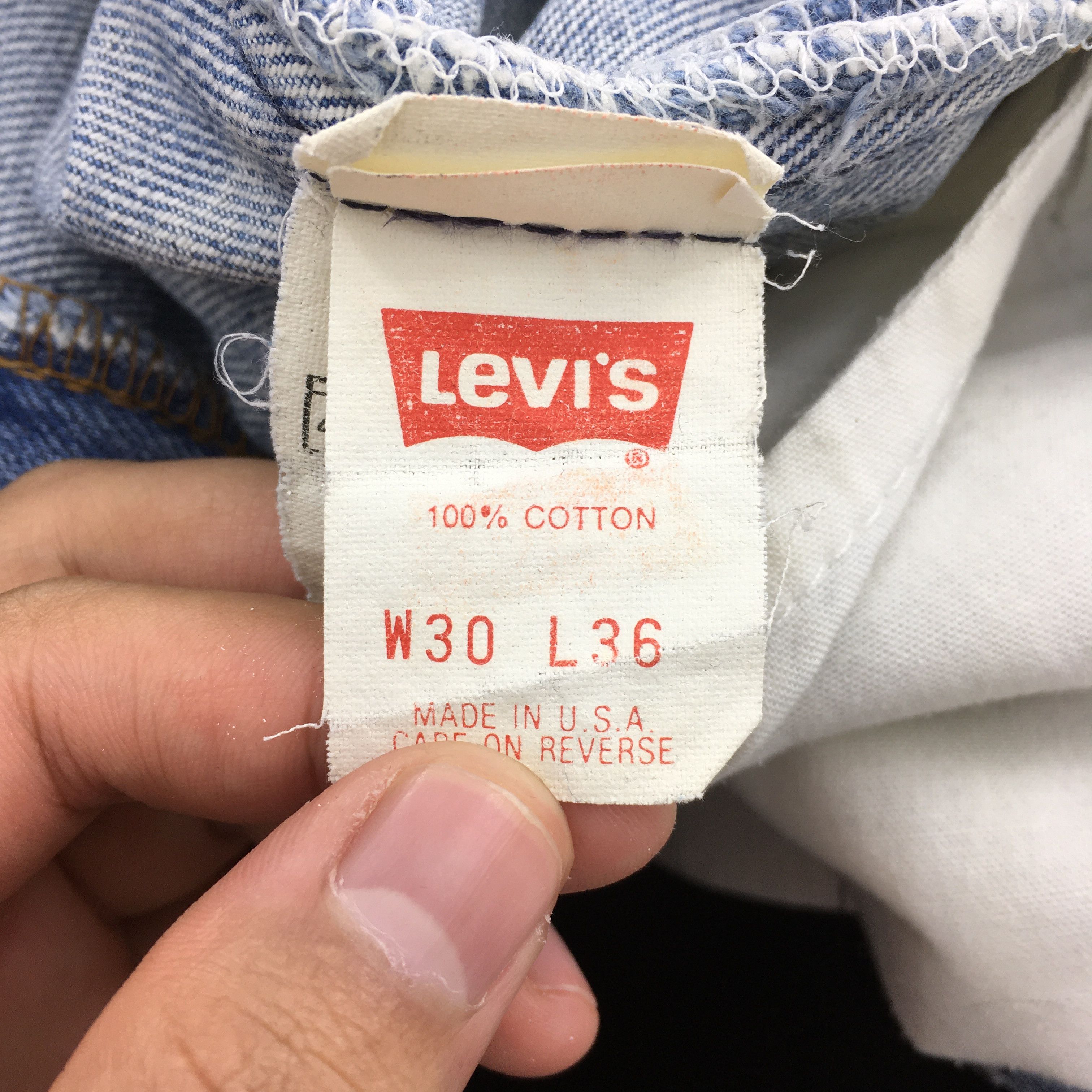 Levi's Size 27x31 Vintage 80s Levi's 501 Distressed Jeans S1792 Size 27" / US 4 / IT 40 - 13 Thumbnail