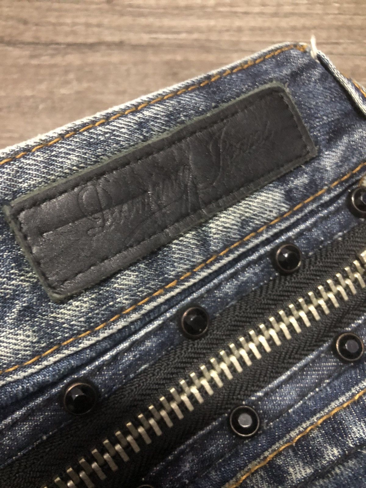 Japanese Brand Romany Denim Jeans like Hysteric Glamour design Size 28" / US 6 / IT 42 - 13 Thumbnail