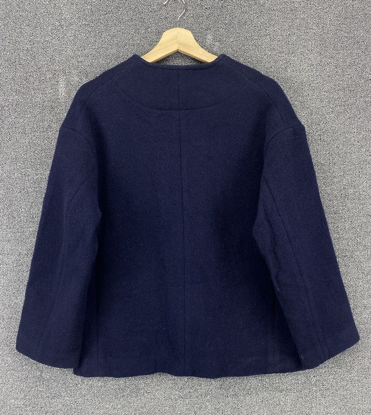 Danton Vintage Danton Vetement De Travails Wool Cardigan Jacket Size XS / US 0-2 / IT 36-38 - 10 Thumbnail