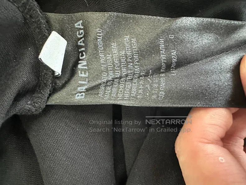 Balenciaga Balenciaga Washed Logo Short Sleeve Size US L / EU 52-54 / 3 - 5 Thumbnail