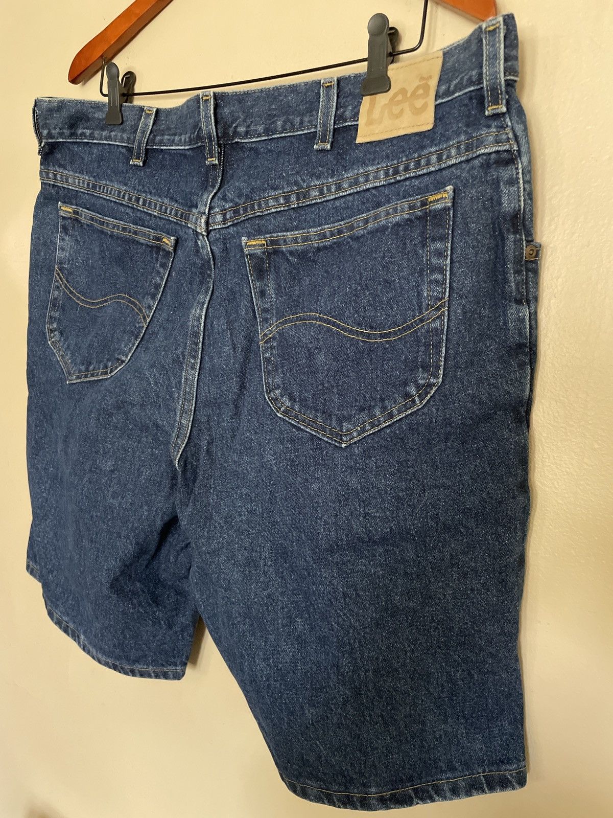 Lee × Vintage Lee BLUE Jean Shorts Jorts 40 vintage denim 100% cotton 🔥🇺🇸 Size US 40 / EU 56 - 10 Thumbnail