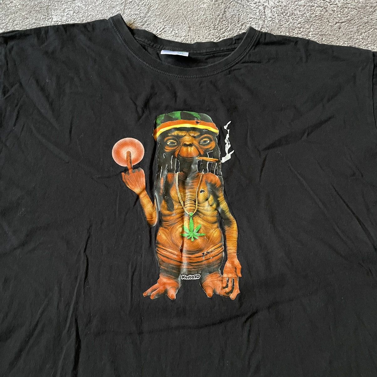 Vintage Vintage Y2K Sun Faded Graphic Tee Streetwear Skate Baggy M Size US M / EU 48-50 / 2 - 2 Thumbnail