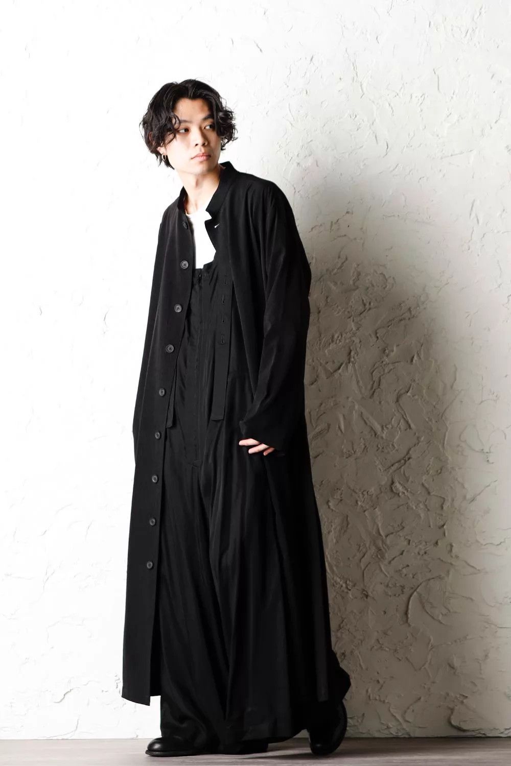 Yohji Yamamoto Yohji Yamamoto 2020SS Triacetate Hand-Painted Collar Tunic Size US S / EU 44-46 / 1 - 2 Thumbnail