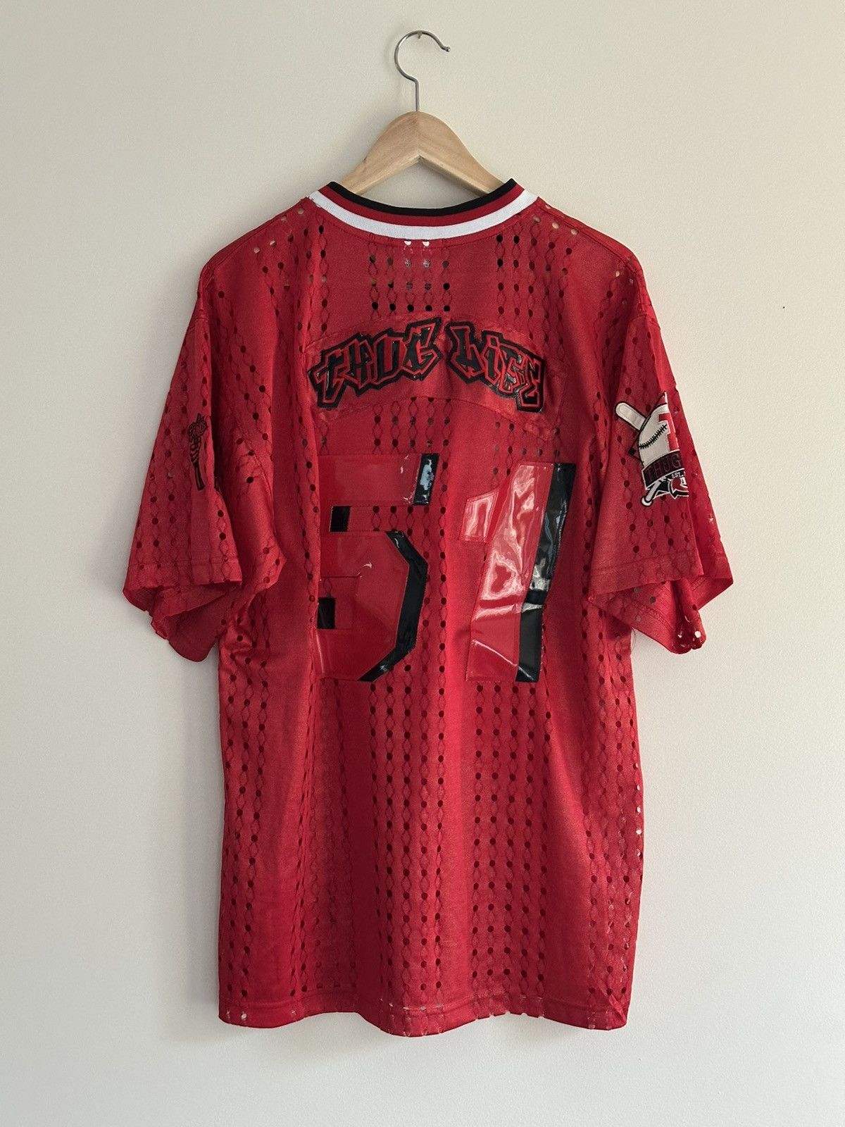 Other Revolution 90s 2Pac Thug Life Jersey 51 Large Old School Rap Size US L / EU 52-54 / 3 - 5 Thumbnail