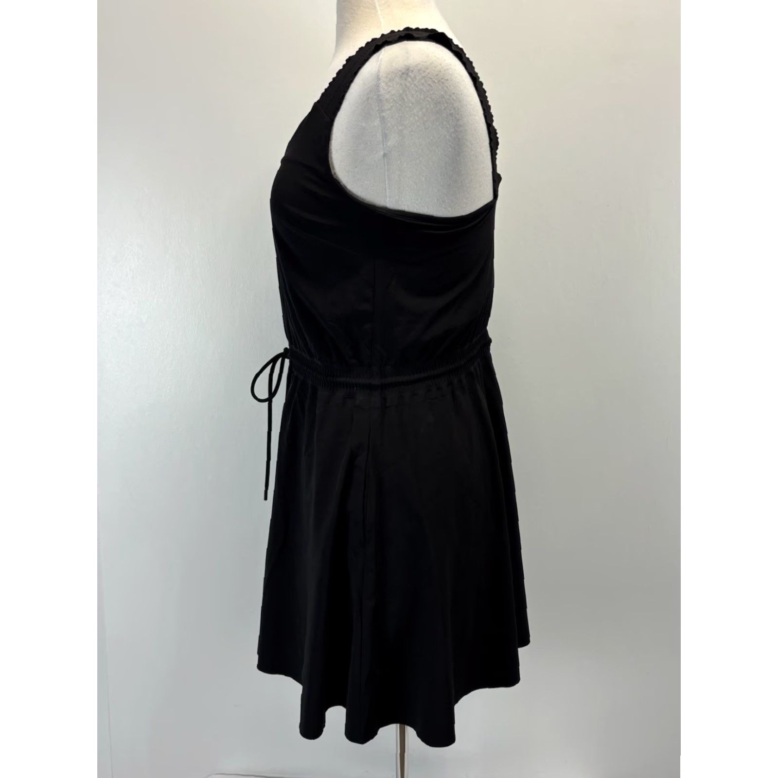 Athleta Athleta Women's Size Small Black Savannah Strap Mini Athletic Tie  Waist Dress | Grailed