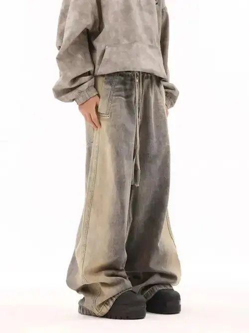 Jean Retro Gradient Heavyweight Wide Leg Jeans Size US 32 / EU 48 - 3 Thumbnail