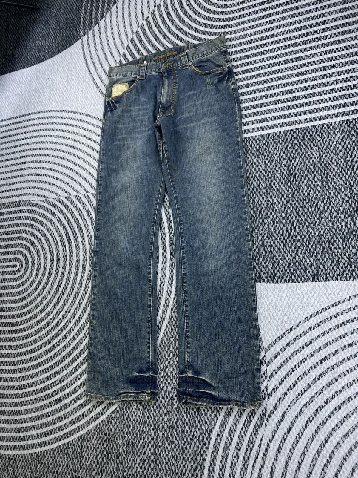 Element Vintage Element Skateboards Flared Denim Jeans Size US 33 - 3 Thumbnail